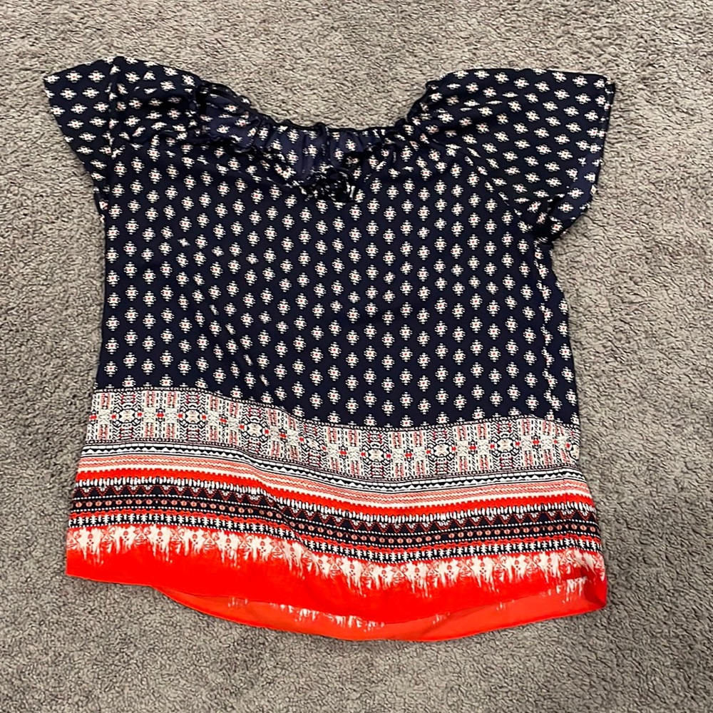 Multi colored shirt
